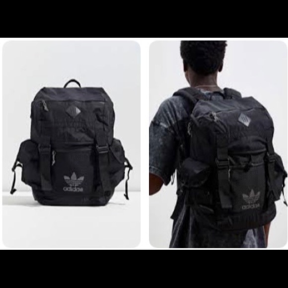 Adidas Originals Black Urban Utility Laptop Backpack